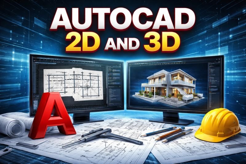 DIPLOMA IN AUTOCAD 2D AND 3D ( S-157 )