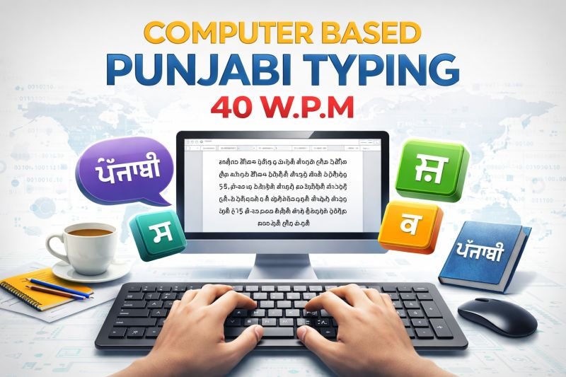 CERTIFICATE IN COMPUTER BASED PUNJABI TYPING - 40 W.P.M. ( S-170 )